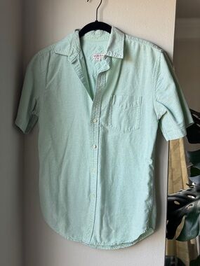 Merona Mint Green Short Sleeve Button-Up Shirt